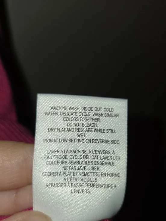 Essentials Women's Crewneck Sweater in Raspberry - Picture 4 of 5